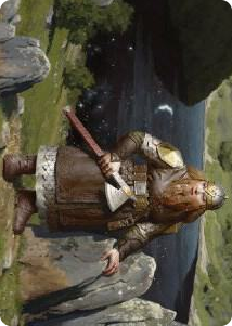 0012 Mirrormere Guardian Art Card S Art Series: Universes Beyond: The Lord of the Rings: Tales of Middle-earth