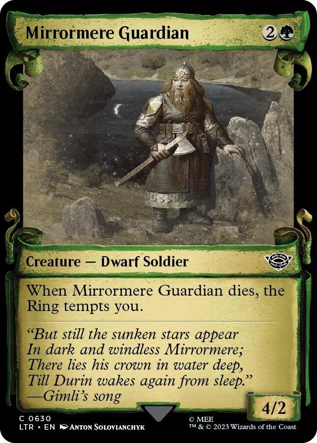 Mirrormere Guardian (Showcase Scrolls) #630 C - Universes Beyond: The Lord of the Rings: Tales of Middle-earth Pokemon card