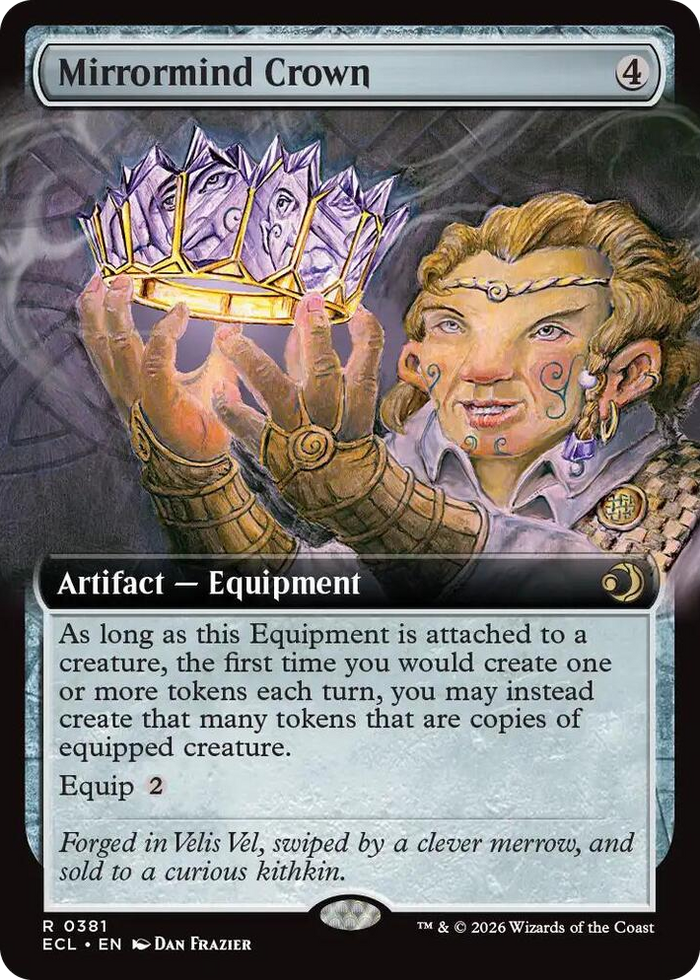 Mirrormind Crown (Extended Art) #381 R - Lorwyn Eclipsed Pokemon card