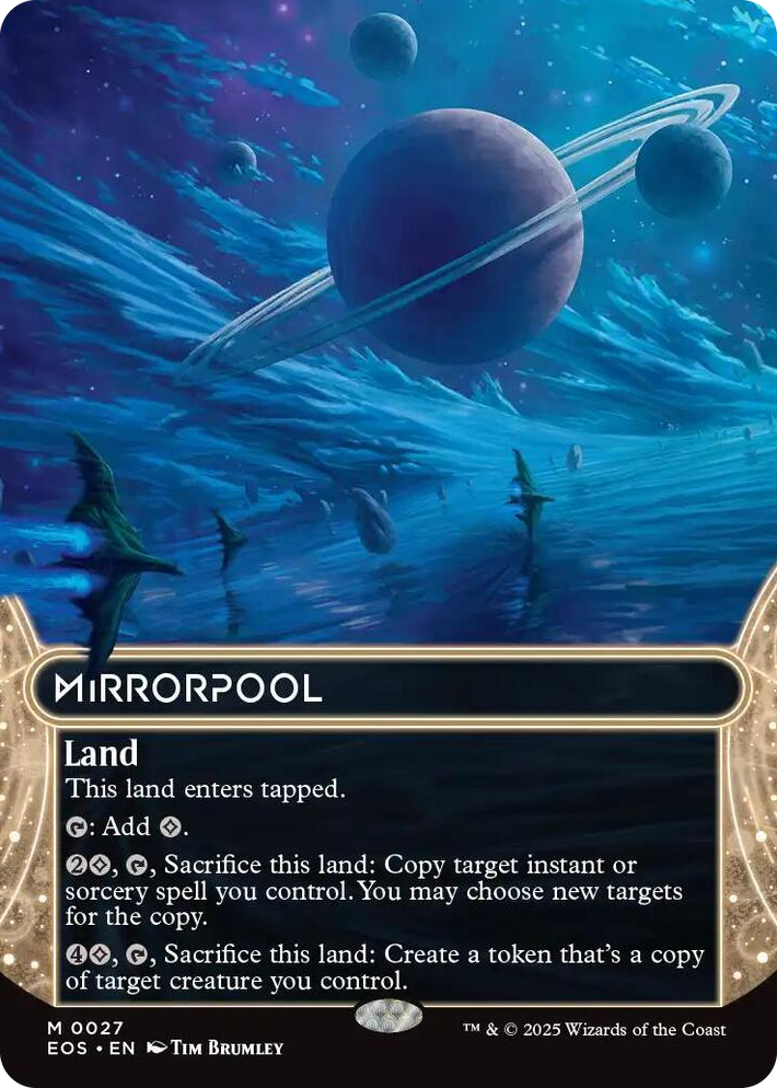 0027 Mirrorpool (0027) (Borderless) M Edge of Eternities: Stellar Sights