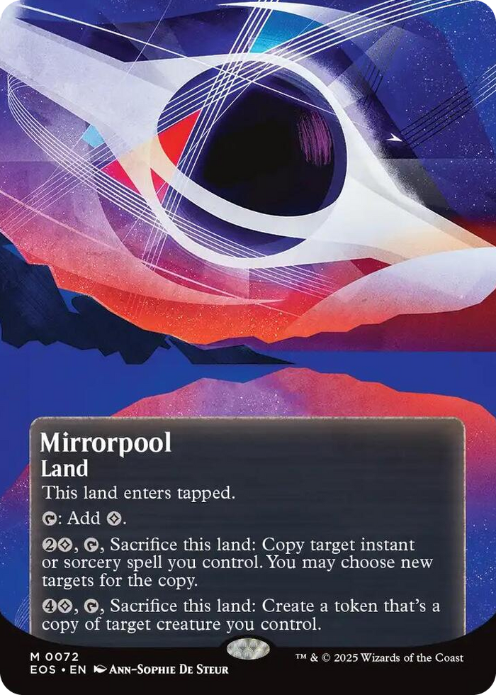 Mirrorpool (0072) (Borderless) #72 M - Edge of Eternities: Stellar Sights Pokemon card