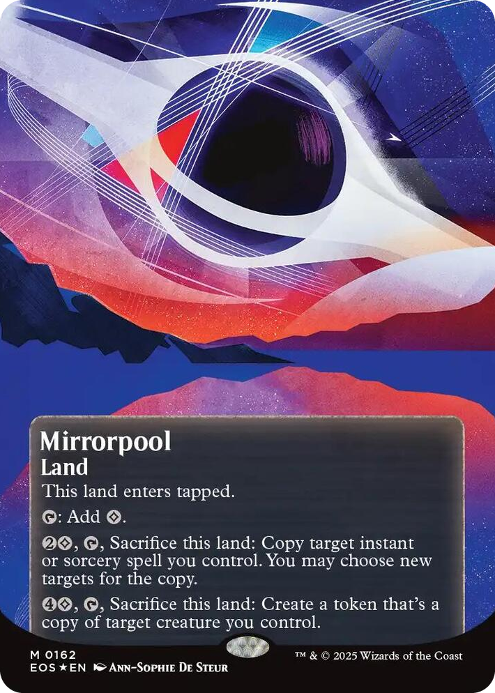 0162 Mirrorpool (0162) (Borderless) (Galaxy Foil) M Edge of Eternities: Stellar Sights