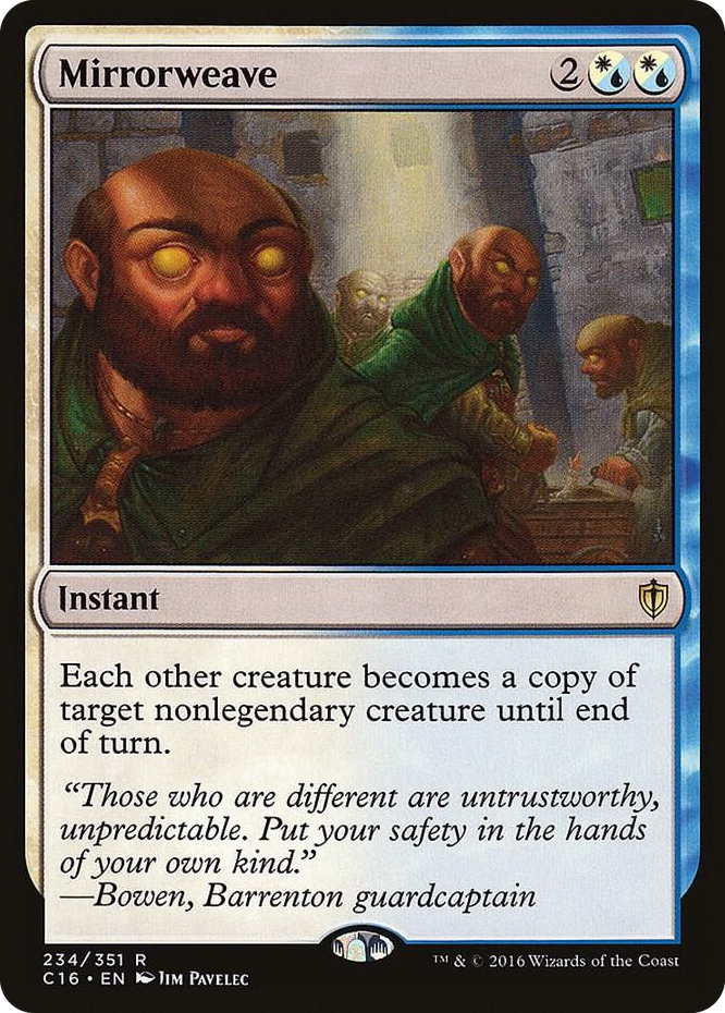 Mirrorweave #234 R - Commander 2016 Pokemon card