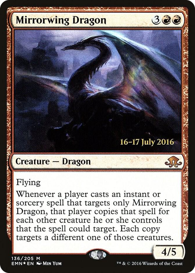 Mirrorwing Dragon #136 M - Prerelease Cards Pokemon card