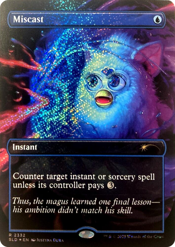 Miscast (Confetti Foil) #2332 R - Secret Lair Drop Series Pokemon card