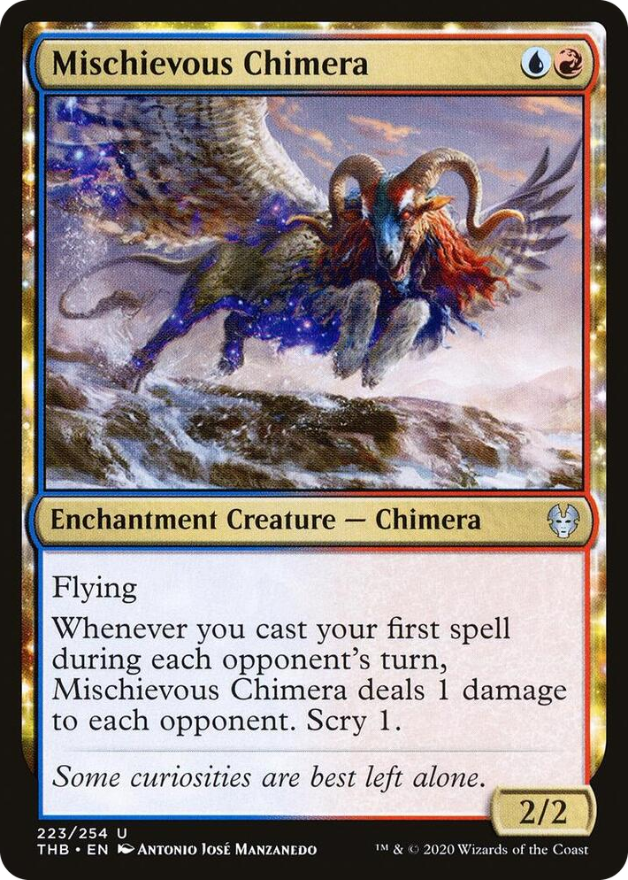 0223 Mischievous Chimera U Theros Beyond Death