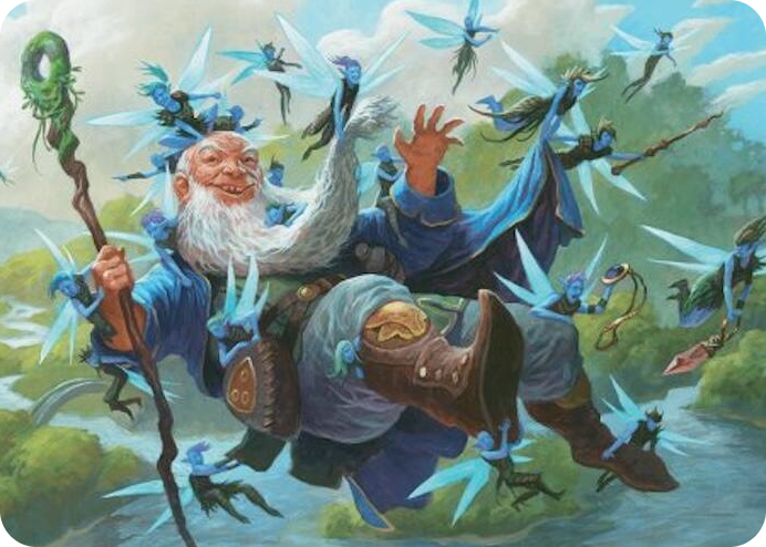 0007 Mischievous Mystic Art Card (7/54) S Art Series: Foundations