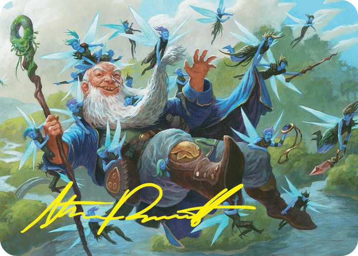 Mischievous Mystic Art Card (7/54) (Gold-Stamped Signature) #7 S - Art Series: Foundations Pokemon card