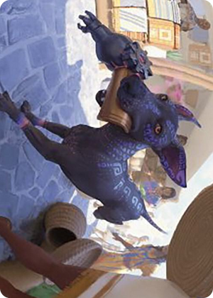 0003 Mischievous Pup Art Card S Art Series: The Lost Caverns of Ixalan