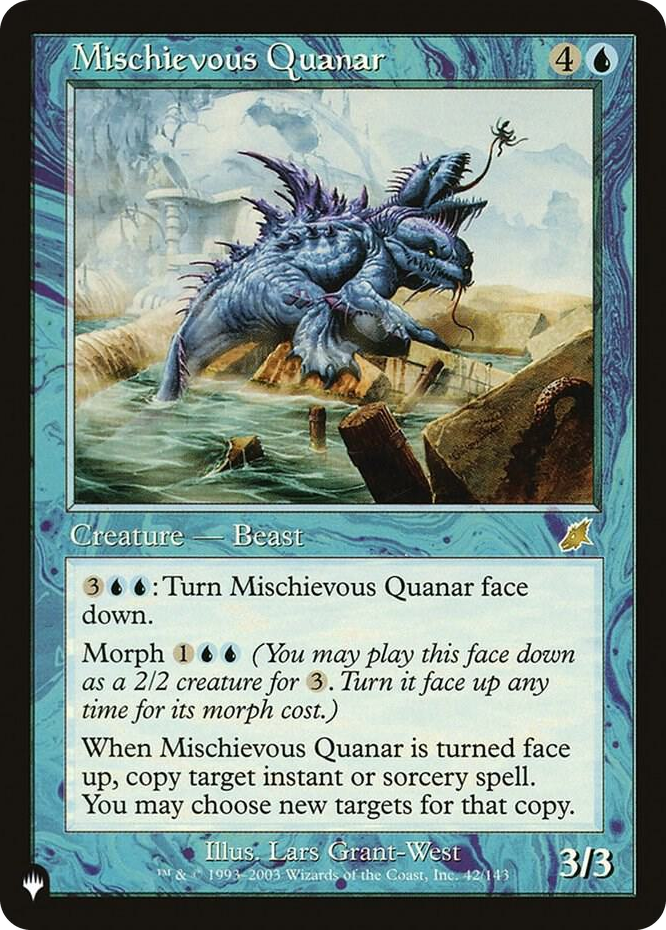 Mischievous Quanar #42 R - The List Reprints Pokemon card