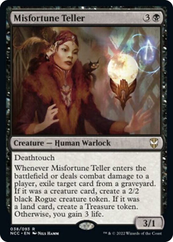 0038 Misfortune Teller R Commander: Streets of New Capenna