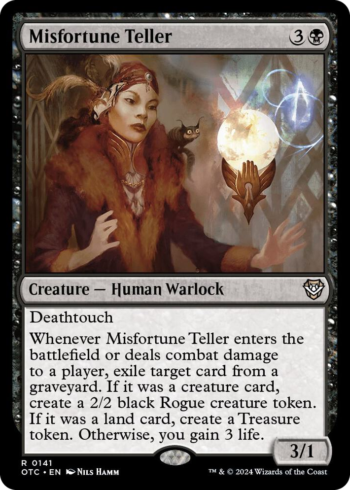 0141 Misfortune Teller R Commander: Outlaws of Thunder Junction