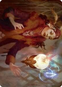 0058 Misfortune Teller Art Card S Art Series: Streets of New Capenna