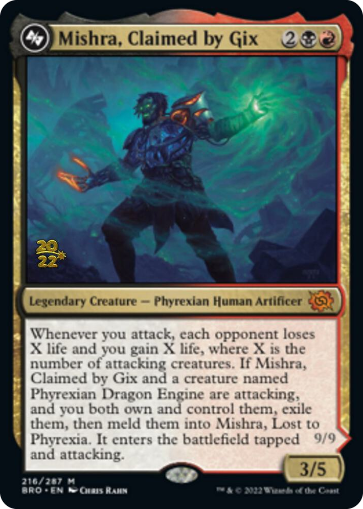 0216 Mishra, Claimed by Gix M Prerelease Cards