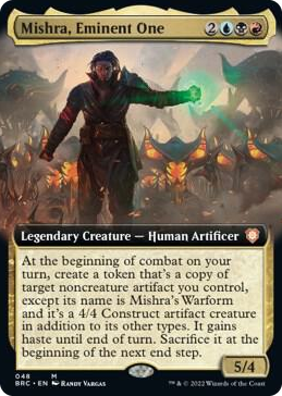 0048 Mishra, Eminent One (Extended Art) M Commander: The Brothers' War
