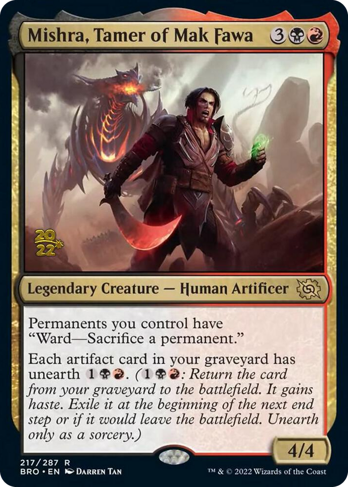 Mishra, Tamer of Mak Fawa #217 R - Prerelease Cards Pokemon card