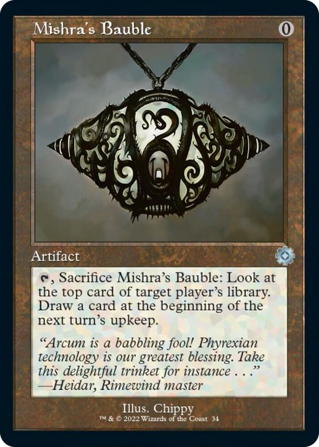 0034 Mishra's Bauble U The Brothers' War: Retro Frame Artifacts