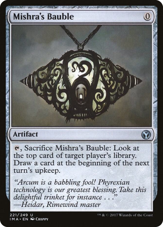 0221 Mishra's Bauble U Iconic Masters