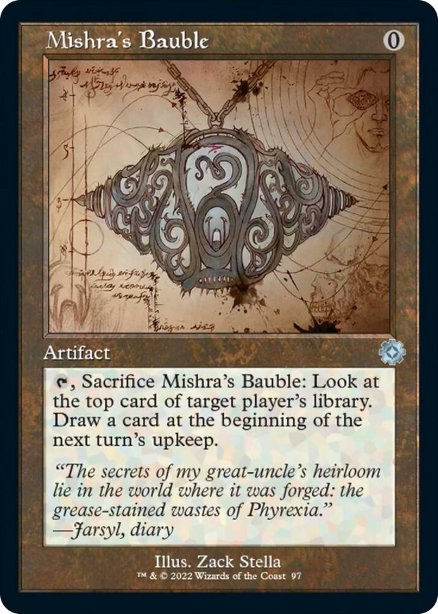 0097 Mishra's Bauble (Schematic) U The Brothers' War: Retro Frame Artifacts