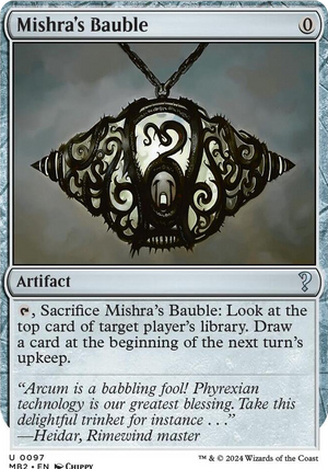 0097 Mishra's Bauble (White Border) U Mystery Booster 2