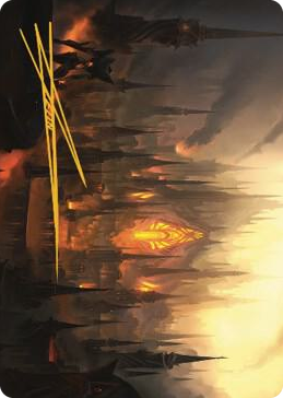 0046 Mishra's Foundry Art Card (Gold-Stamped Signature) S Art Series: The Brothers' War