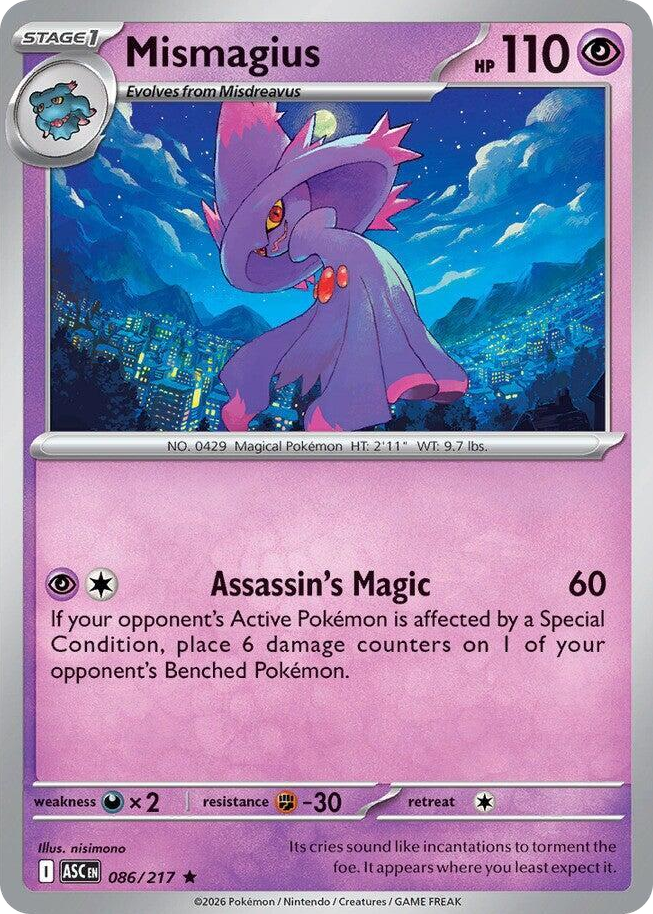 0086 Mismagius Rare Ascended Heroes
