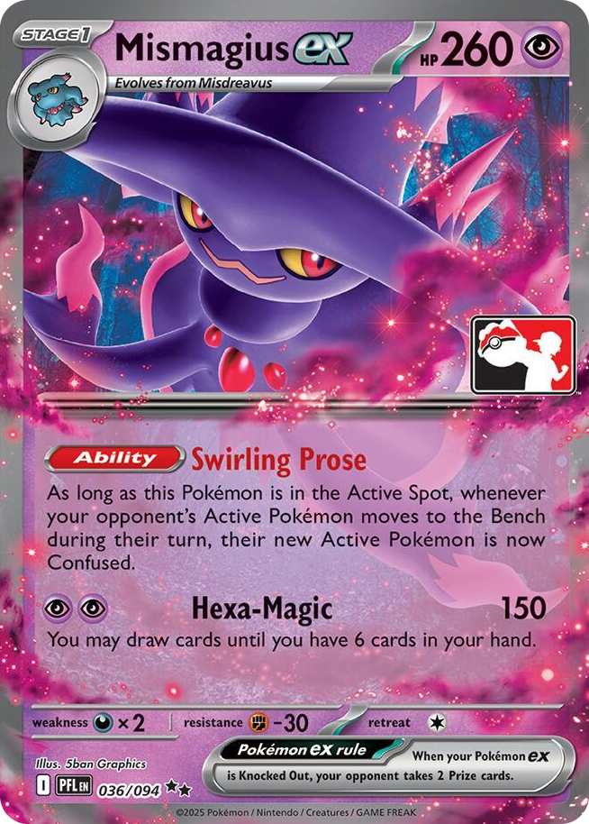 0036 Mismagius ex Double Rare Prize Pack Series Cards