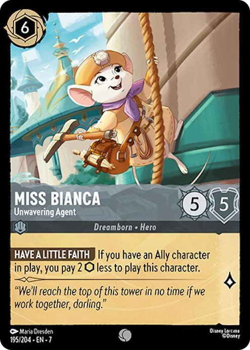Miss Bianca - Unwavering Agent #195 Common - Archazia's Island Pokemon card
