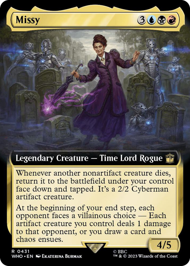 0431 Missy (Extended Art) R Universes Beyond: Doctor Who