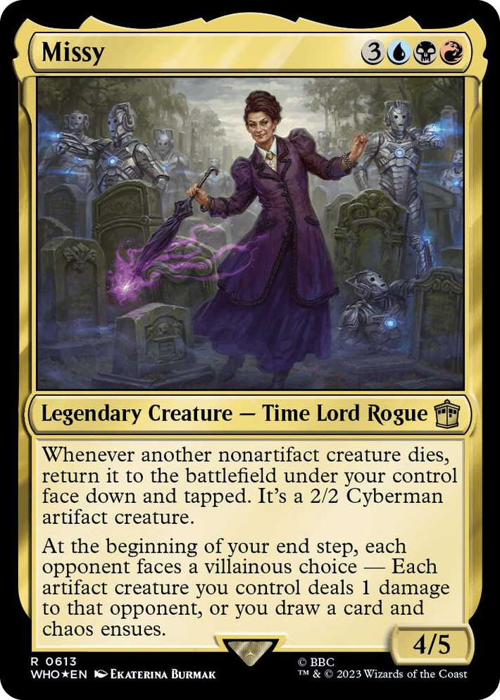 0613 Missy (Surge Foil) R Universes Beyond: Doctor Who