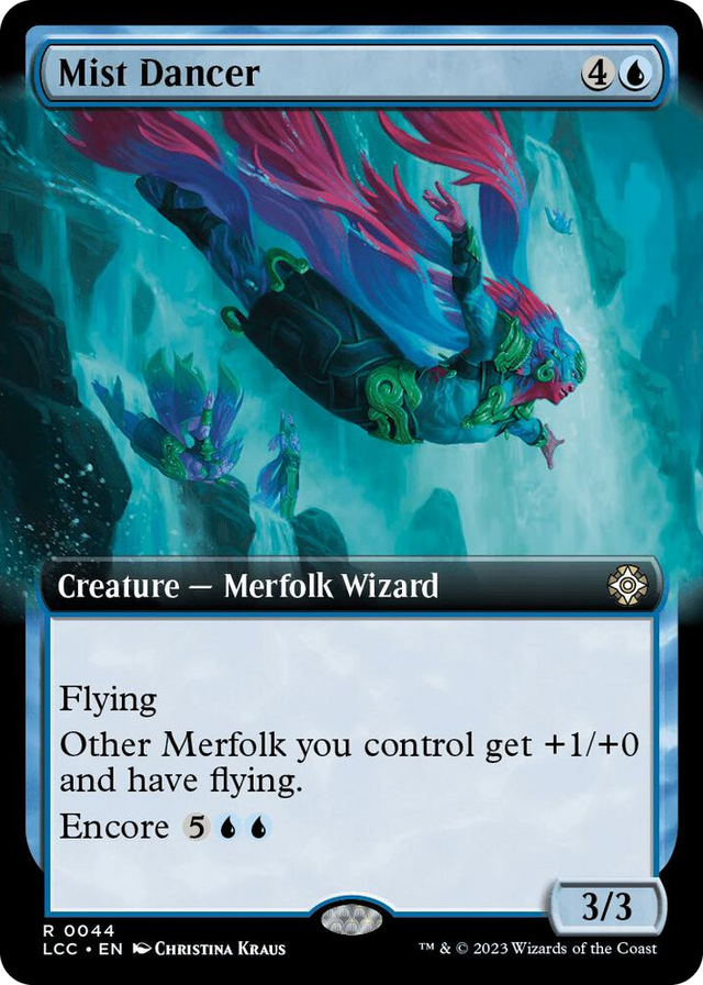 0044 Mist Dancer (Extended Art) R Commander: The Lost Caverns of Ixalan