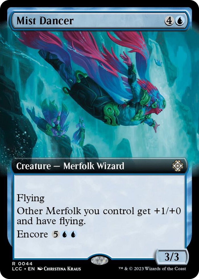 Mist Dancer (Extended Art) #44 R - Commander: The Lost Caverns of Ixalan Pokemon card