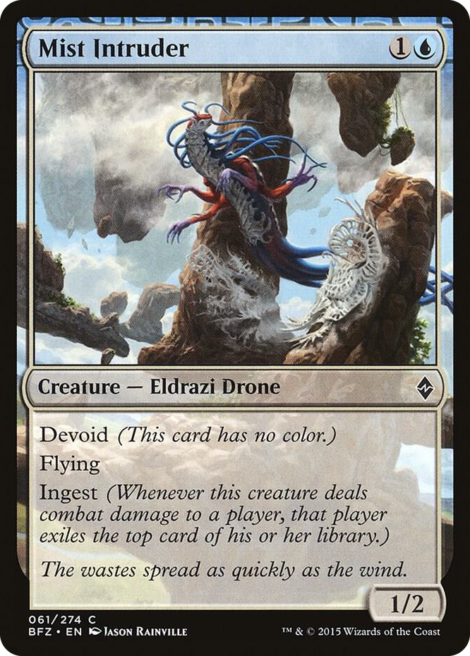 Mist Intruder #61 C - Battle for Zendikar Pokemon card