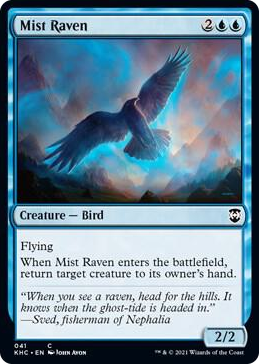 0041 Mist Raven C Commander: Kaldheim