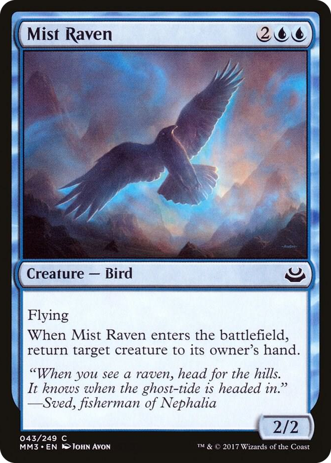 Mist Raven #43 C - Modern Masters 2017 Pokemon card