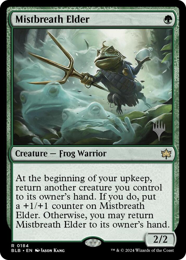 0184 Mistbreath Elder R Promo Pack: Bloomburrow