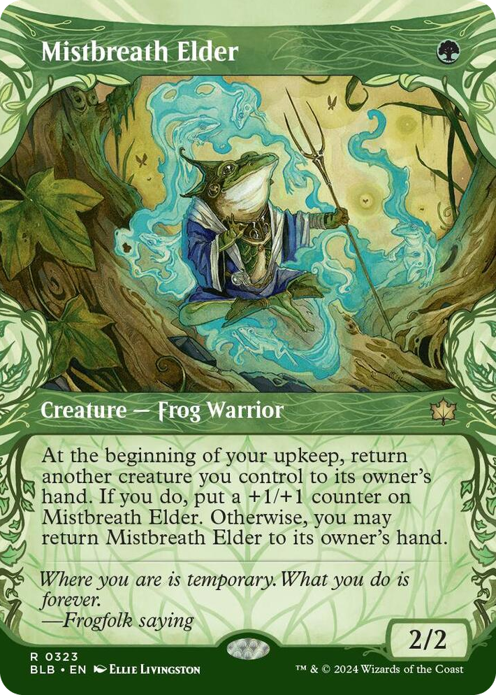 0323 Mistbreath Elder (Showcase) R Bloomburrow