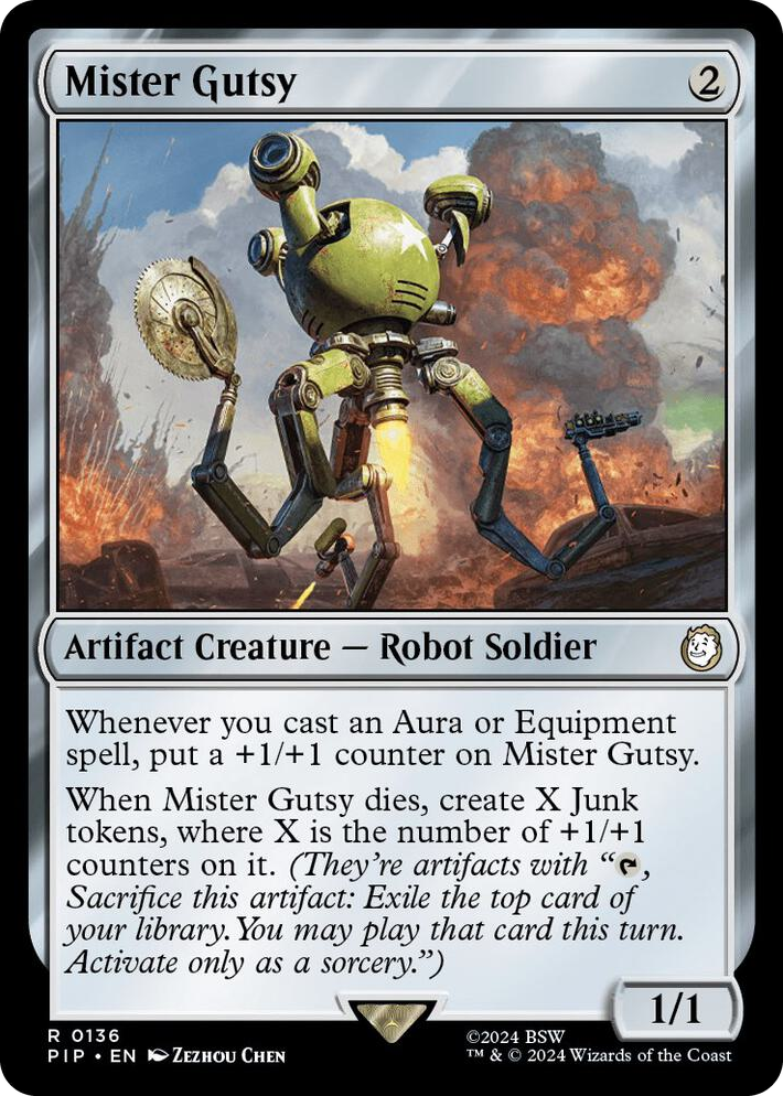 0136 Mister Gutsy R Universes Beyond: Fallout