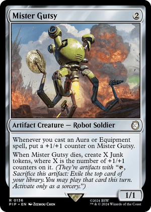 0136 Mister Gutsy R Universes Beyond: Fallout