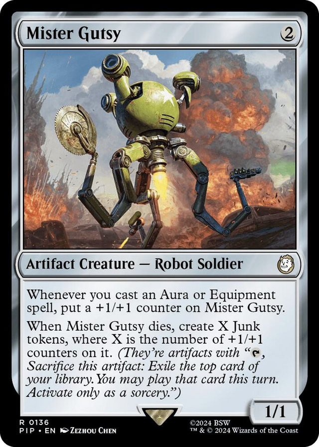 0136 Mister Gutsy R Universes Beyond: Fallout