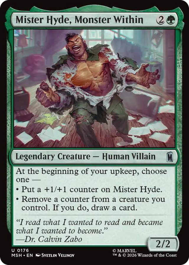 0176 Mister Hyde, Monster Within U Marvel Super Heroes