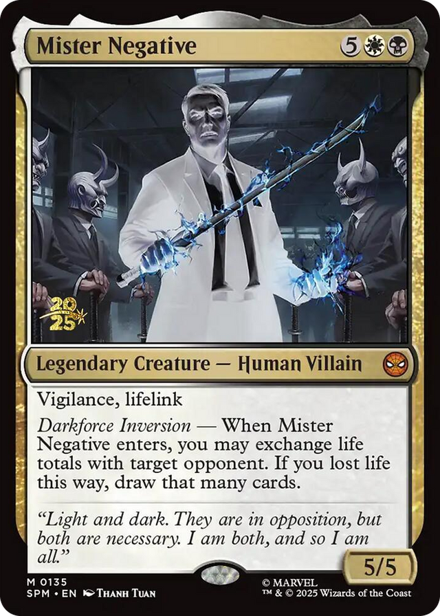 0135 Mister Negative M Prerelease Cards