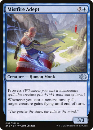 0059 Mistfire Adept U Double Masters 2022
