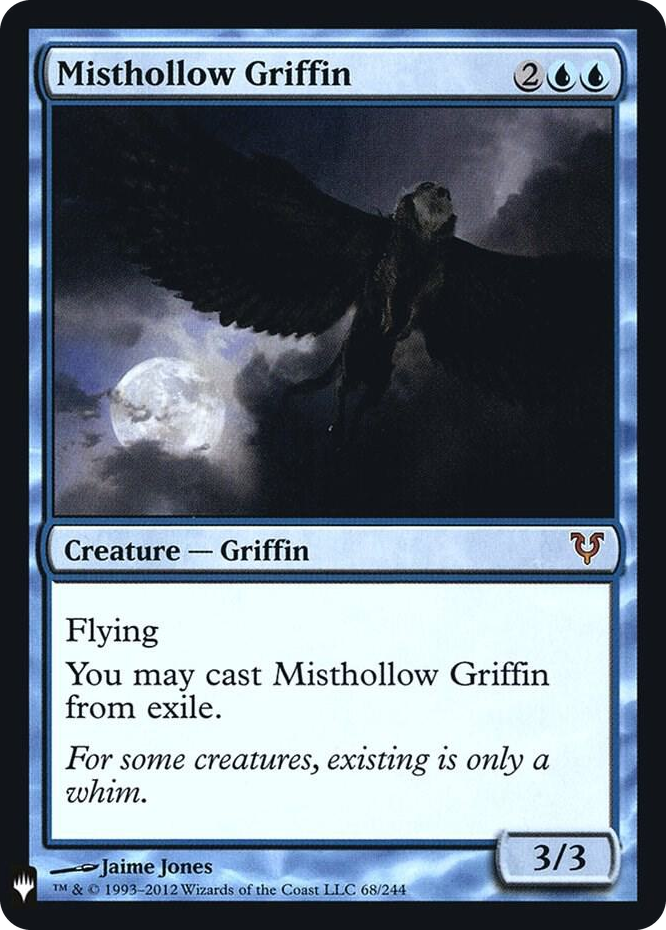 Misthollow Griffin #68 M - The List Reprints Pokemon card