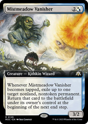 0129 Mistmeadow Vanisher (Extended Art) R Commander: March of the Machine
