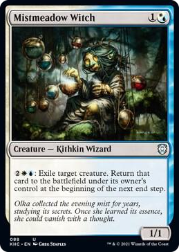 0088 Mistmeadow Witch U Commander: Kaldheim