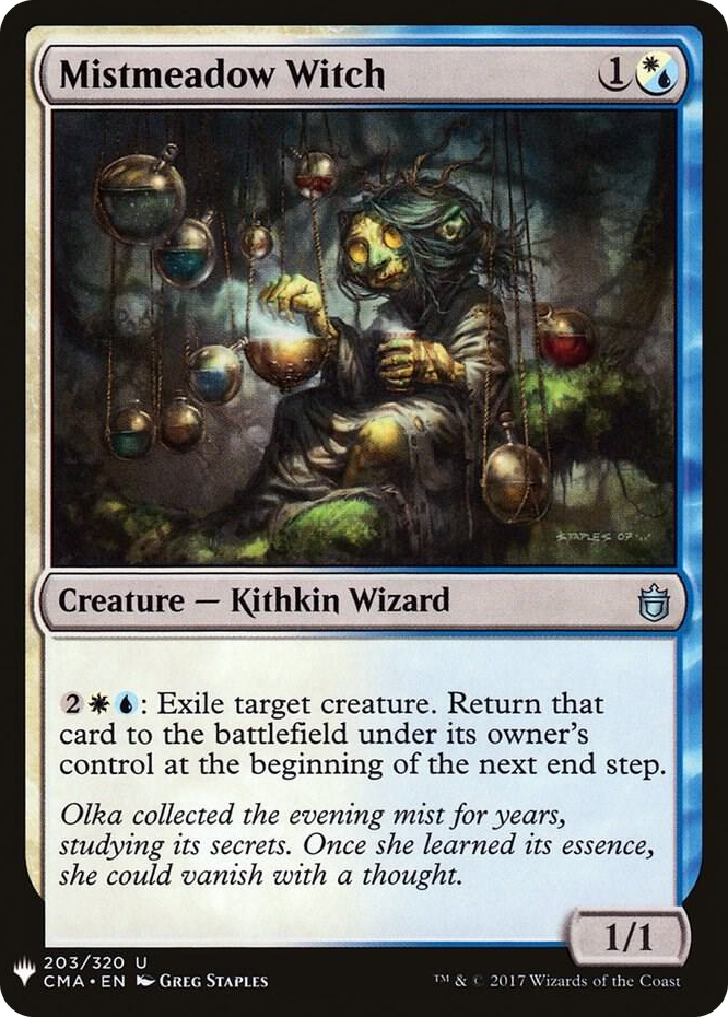 0203 Mistmeadow Witch (CMA) U The List Reprints