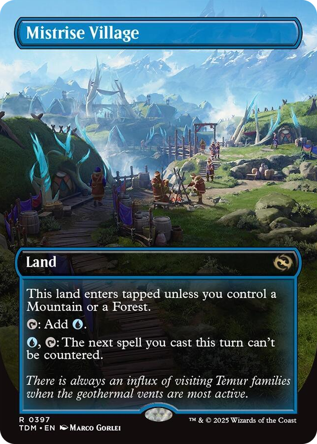 0397 Mistrise Village (Borderless) R Dragonstorm