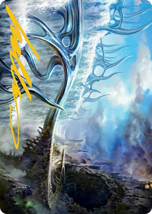 0075 Mistvault Bridge Art Card (Gold-Stamped Signature) S Art Series: Modern Horizons 2