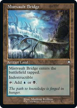 0189 Mistvault Bridge (Retro Frame) C Commander: The Brothers' War
